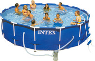 ������� ������ Intex Metal Frame Pool Set 56949 + �����-������, ��������. 457�107 ��